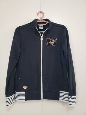 VTG 90s Adidas Women M Jacket Missouri University Tigers MU Zip Up Trefoil FLAW